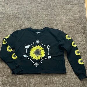 Sunflower semi cropped sweater ($only when bundled)